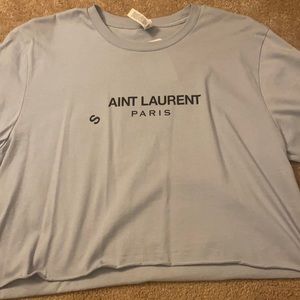 YSL Blue Tshirt